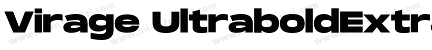 Virage UltraboldExtra字体转换